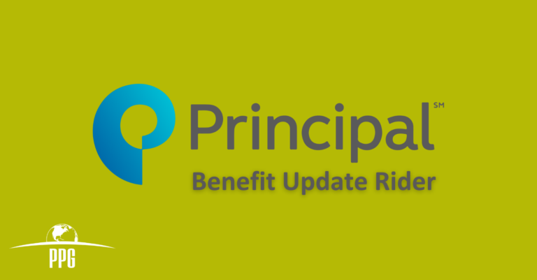 Principal’s benefit update rider: How it works
