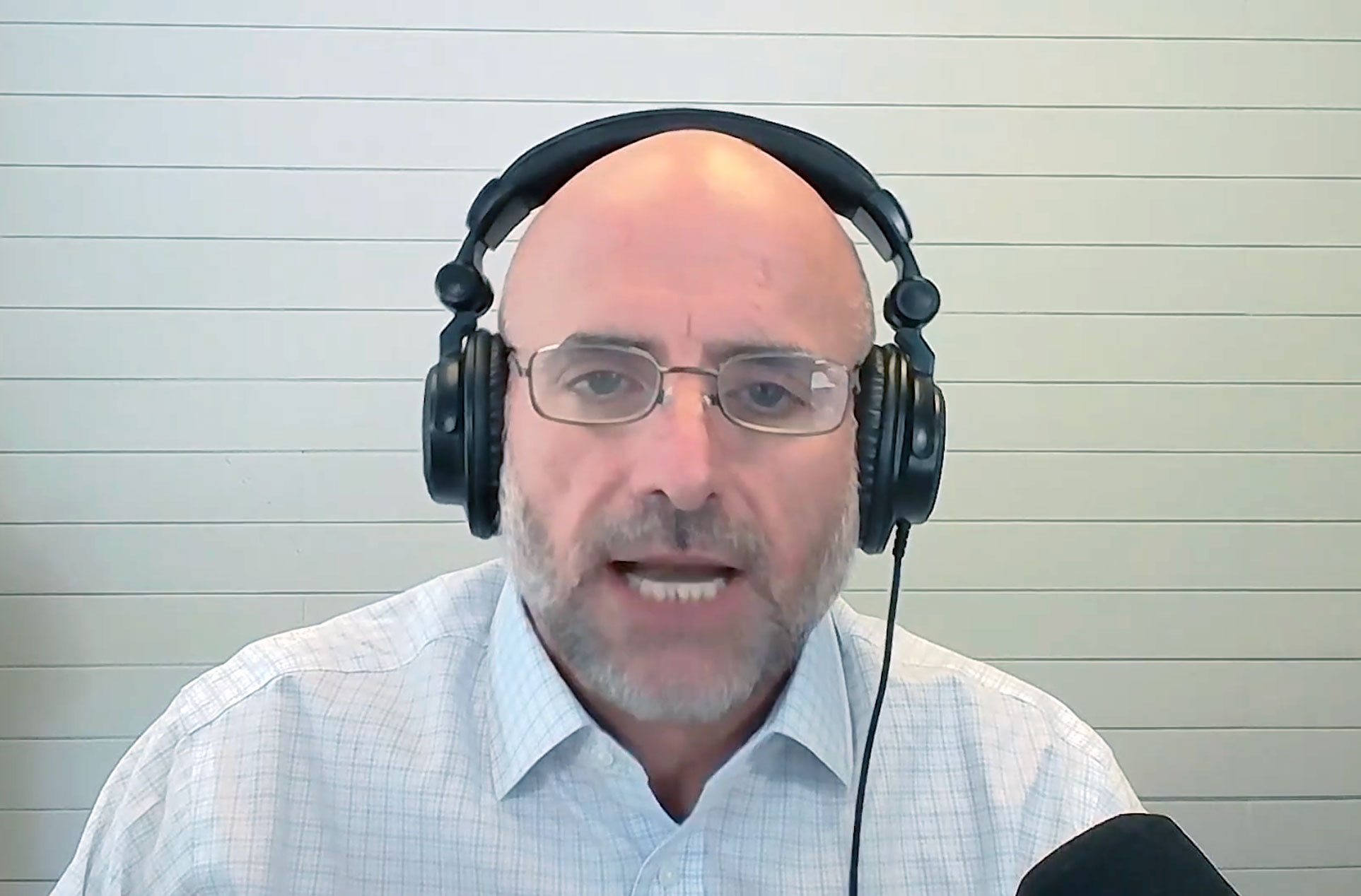 Billy with headphones