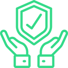 hand holding a checkmark