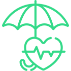 heart bitrate under umbrella